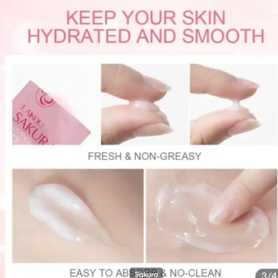 Picture of LAIKOU 5 Pcs/Set Sakura Moisturizing & Repairing Face Sleeping Mask- 3g/Each - 