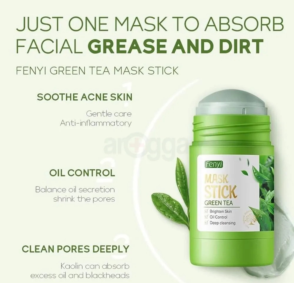 Picture of Fenyi Green Tea Deep Cleansing Oil Control Mask Stick- 40g - 