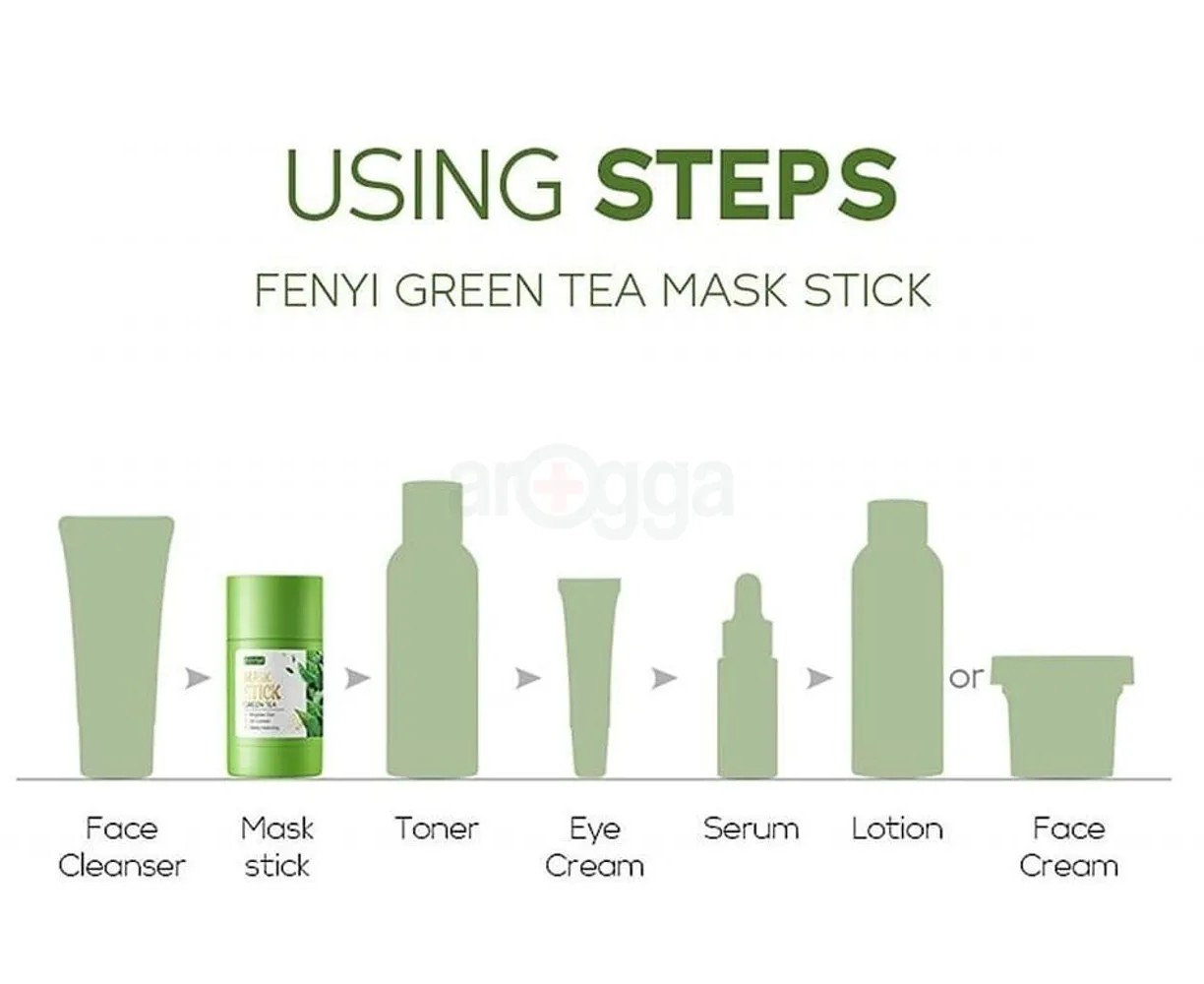 Picture of Fenyi Green Tea Deep Cleansing Oil Control Mask Stick- 40g - 