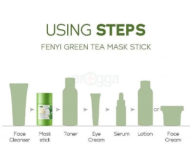 Picture of Fenyi Green Tea Deep Cleansing Oil Control Mask Stick- 40g - 
