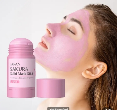 Picture of LAIKOU Japan Sakura Pores Cleansing Oil Contol Solid Mask Stick- 40g - 