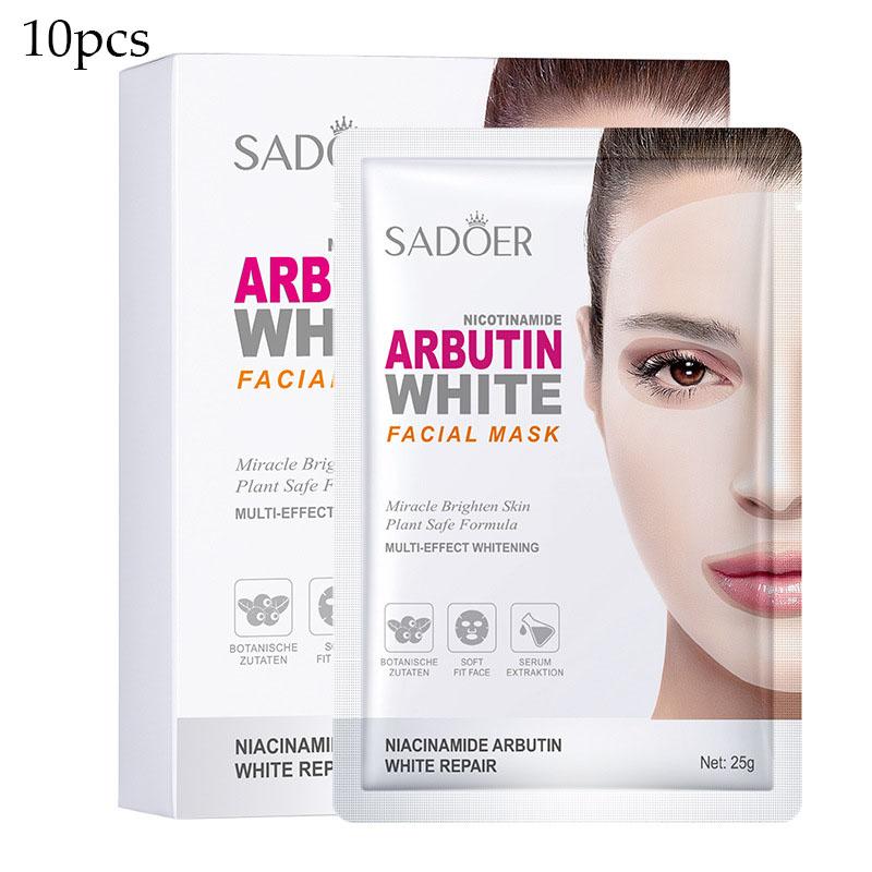 Picture of SADOER Nicotinamide Arbutin White Skin Care Facial Mask- 25ml - 