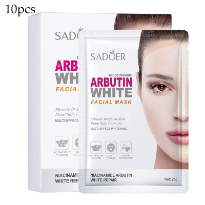 Picture of SADOER Nicotinamide Arbutin White Skin Care Facial Mask- 25ml - 