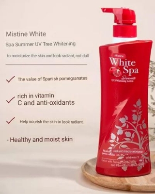 Picture of Misline White Spa Pomegranate Summer UV3 Whitning Lotion- 400ml - 