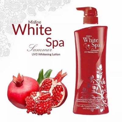 Picture of Misline White Spa Pomegranate Summer UV3 Whitning Lotion- 400ml - 