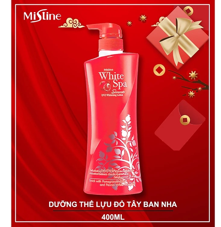 Picture of Misline White Spa Pomegranate Summer UV3 Whitning Lotion- 400ml - 