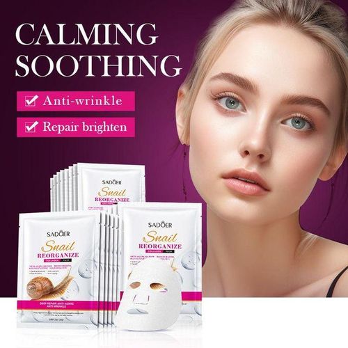 Picture of SADOER Snail Reorganize Collagen Face Sheet Mask- 25g 1pcs - 