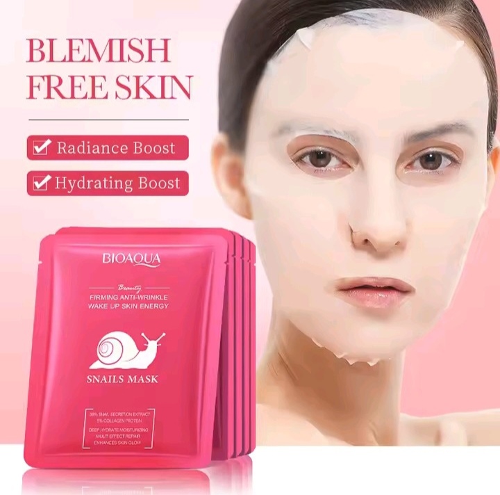 Picture of BIOAQUA Anti-Aging, Moisturizing Smooth Skin Skin Care Face Sheet Masks- 6 Pcs Combo - 