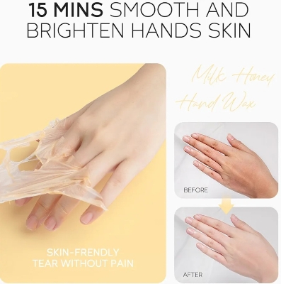 Picture of LAIKOU Milk Honey Exfoliating Hand Wax- 50g - 