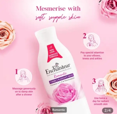 Picture of Enchanteur Satin Smooth Perfumed Romantic Lotion- 250ml - 