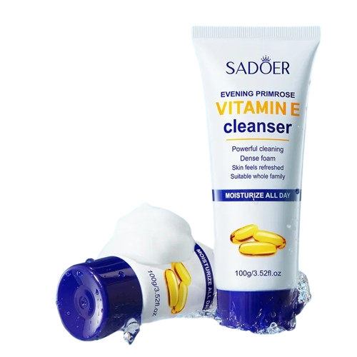 Picture of SADOER Evening Primrose Vitamin E Moisturizing Deep Cleansing Face Cleanser- 100g - 