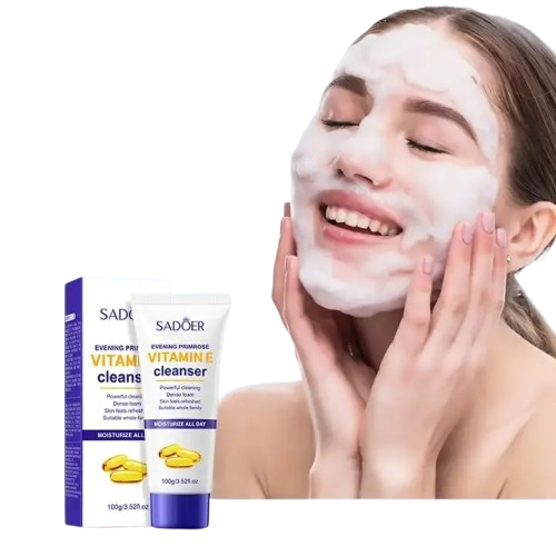 Picture of SADOER Evening Primrose Vitamin E Moisturizing Deep Cleansing Face Cleanser- 100g - 