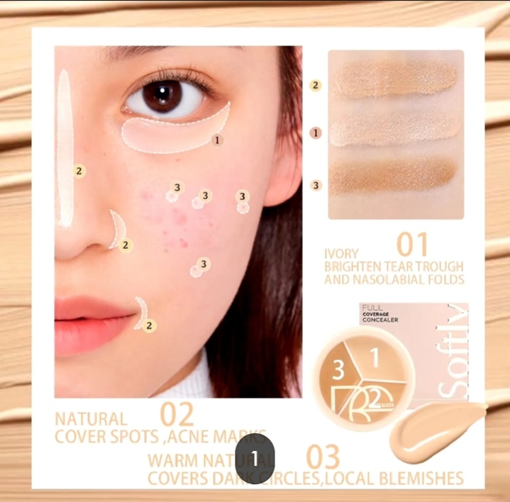 Picture of Beauty Glazed Full Coverage Concealer- 12g (401) - 