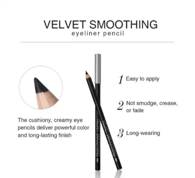 Picture of MENOW Black Velvet Smoothing Eyeliner Pencil/ Kajol- 0.9g (P127) - 
