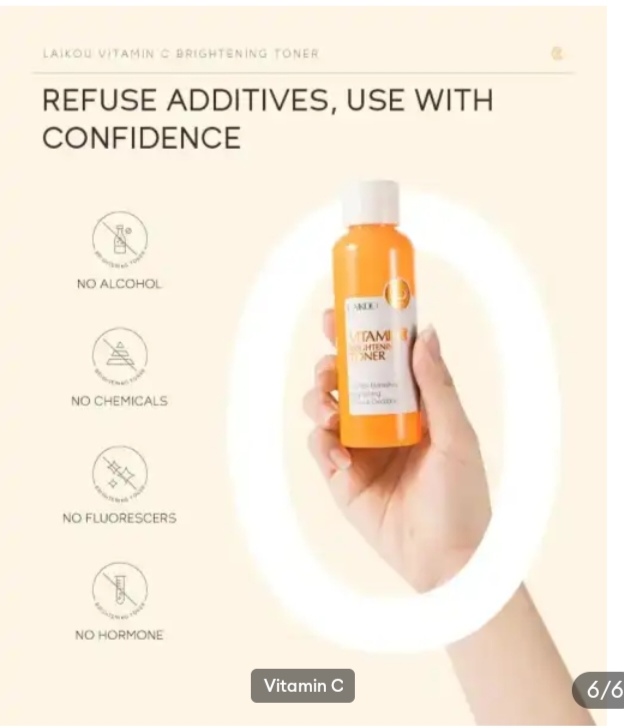 Picture of LAIKOU Brighning Reduce Oxidation Vitamin C Face Toner- 100ml - 