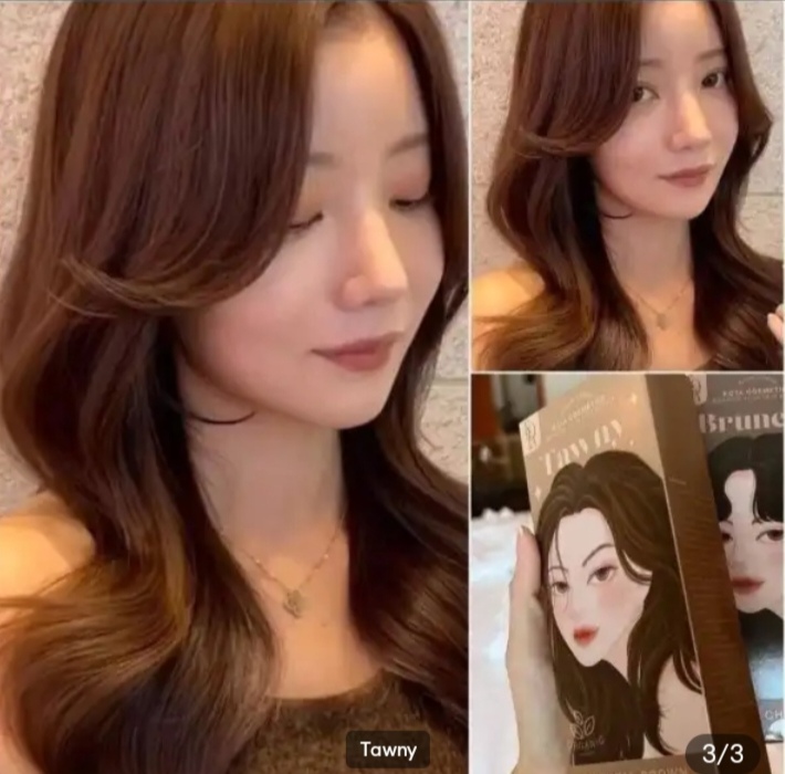 Picture of Kota Cosmetics Hair Color Cream Tawny (Natural Brown)-100ml - 