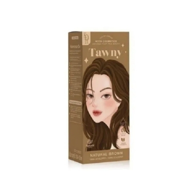 Picture of Kota Cosmetics Hair Color Cream Tawny (Natural Brown)-100ml - 