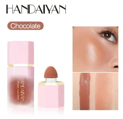 Picture of HANDAIYAN Mousse Liquid Blush with Fine Glitter- #6 Chocolate - 