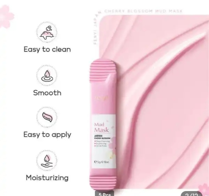 Picture of FENYI Japan Cherry Blossom Brighten Firming & Moisturizing Sleeping Mask- 3g (10pcs) - 