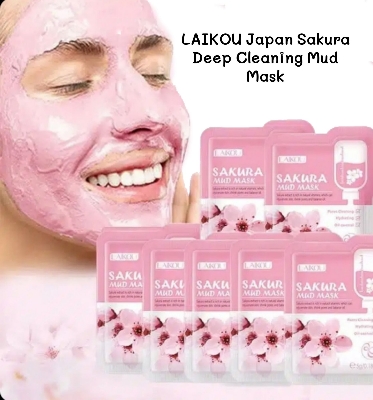 Picture of LAIKOU Japan Sakura Deep Cleaning Mud Mask- 5g - Face Mask - 