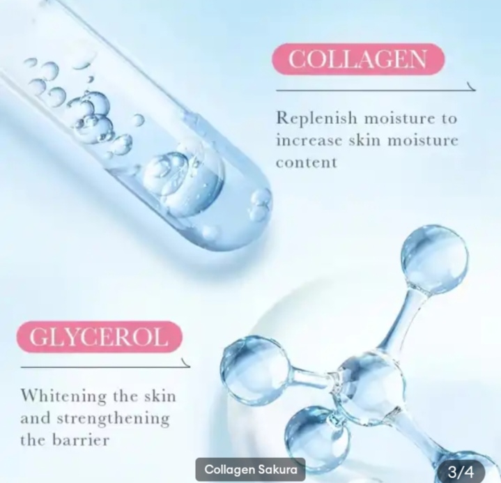 Picture of SADOER Collagen Sakura Moisturizing Tender Skin Face Sheet Mask- 25g - 