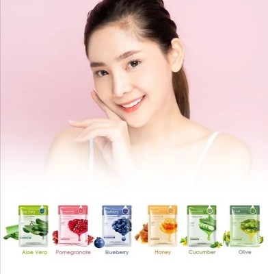 Picture of Hchana Moisturizing & Smooth Skin Facial Sheet Mask- 25g - 