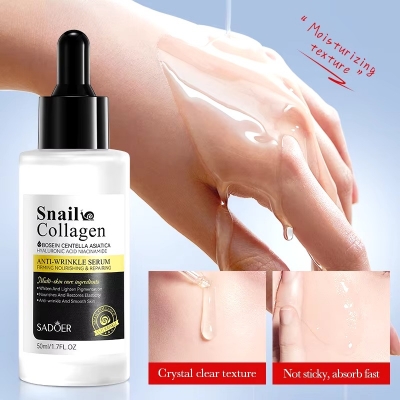 Picture of SADOER Snail Collagen Bosein Centella Asiatica Hyaluronic Acid Niacinamide Anti Wrinkle Serum- 50ml - 