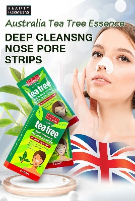 Picture of Beauty Formulas Australia Tea Tree Deep Cleansing Nose Pore Stripes- 6 Stripes - 