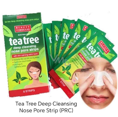 Picture of Beauty Formulas Australia Tea Tree Deep Cleansing Nose Pore Stripes- 6 Stripes - 