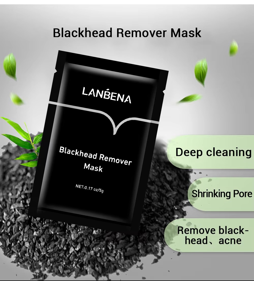 Picture of LANBENA Blackhead Remover Nose Mask- 5g (5 Pieces) - 