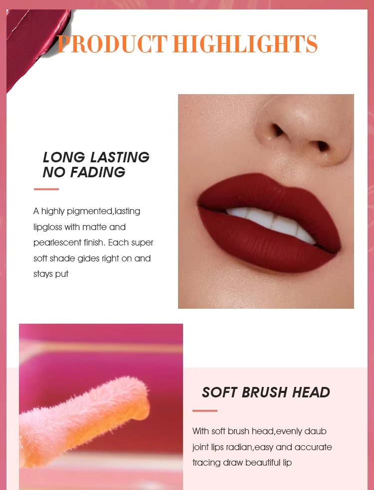 Picture of IMAGIC Parfect Liquid Matte Lip Gloss Lipstick- 7ml - 