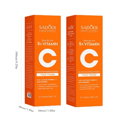 Picture of SADOER 5X Vitamin C Whitning Face Toner- 130ml - 