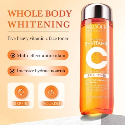Picture of SADOER 5X Vitamin C Whitning Face Toner- 130ml - 