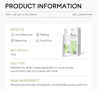 Picture of Fenyi 5% Mandelic Acid Anti Acne Serum- 17ml - 