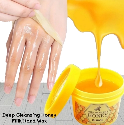 Picture of OUHOE Deep Cleansing Honey Milk Hand Wax- 100g - 