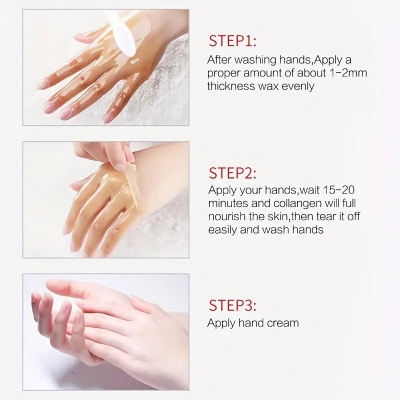 Picture of OUHOE Deep Cleansing Honey Milk Hand Wax- 100g - 