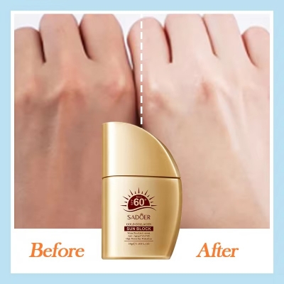Picture of SADOER Gold Collagen Sun Protection & After Sun Repair Cream Kit- 2 Pcs/Set - 
