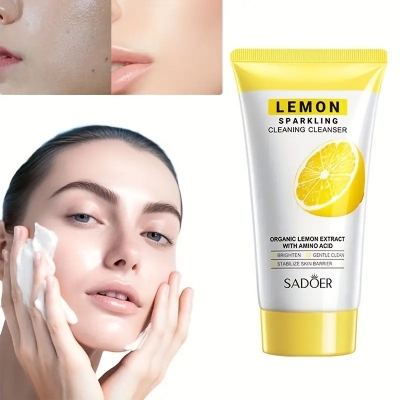 Picture of SADOER Lemon Sparkling Deep Cleaning Face Cleanser- 150g - 