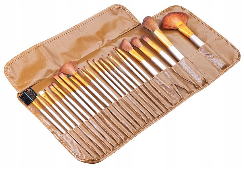 Picture of Naked3 Professional 32 Pcs Golden Colour makeup Brush Set - 