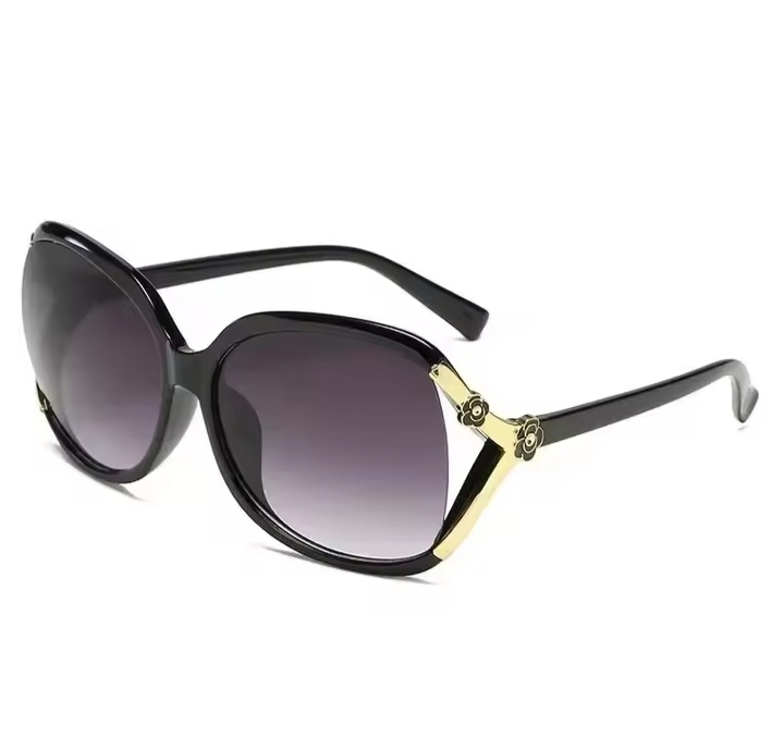 Picture of New Large Frame Circular Shape Sunglasses Women's Brand Designer Fashion Sun Glasses Women Driving Eyewear UV400 Oculos De Sol - 