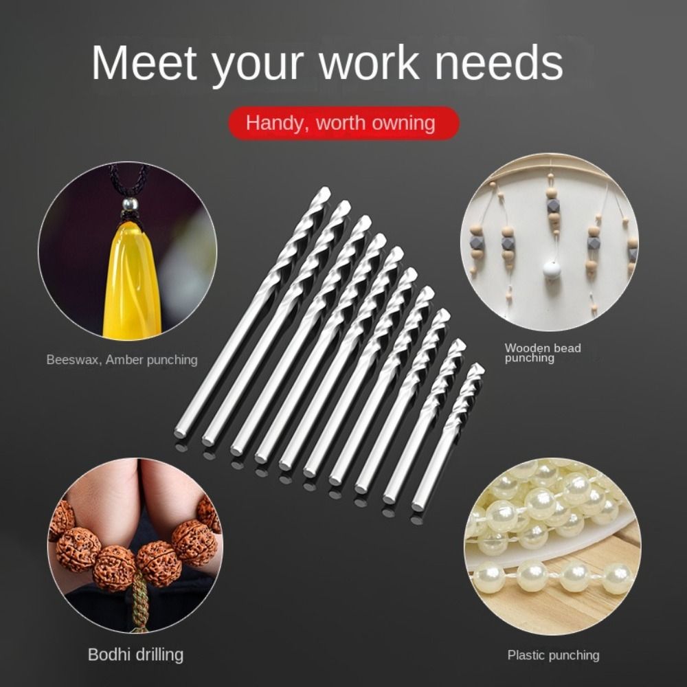 Picture of 2.5 mm drill bit Multifunctional Straight Shank Drill Bit Mini High Speed Steel Twist Drill Bit HSS Bit Wood Hand Tools - 