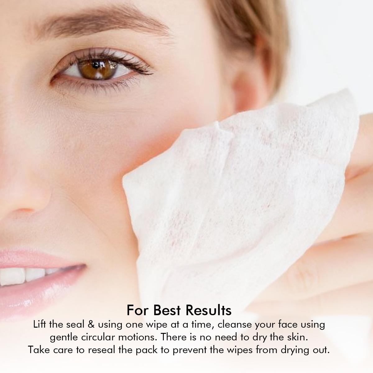 Picture of Tea Tree Daily Use Clean Healthy Skin Facial Wipes- 25 Wipes - 