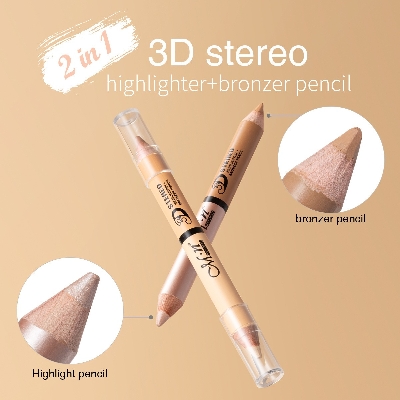 Picture of Menow Double Sided 3D Stereo Highlighter+ Bronzer Pencil- 2g - 