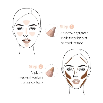 Picture of Menow Double Sided 3D Stereo Highlighter+ Bronzer Pencil- 2g - 