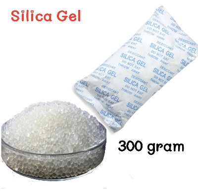 Picture of Silica Gel 300gram  BagWhite Silica Gel Desiccant for dry Quality First 300 Gram - 