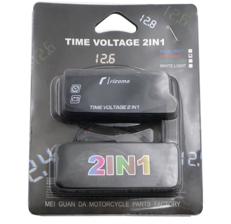 Picture of 12V Motorcycle

Electronic Clock Waterproof 2 in 1 Motobike Voltmeter Dust-proof Universal LED Voltmeter - 