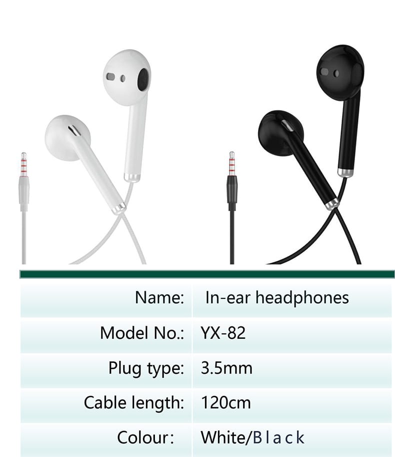 Picture of JNUOBI YX-82 Super Bass Crystal CLEAR SOUNDEarphone - Headphone - Ear Phone