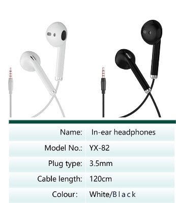 Picture of JNUOBI YX-82 Super Bass Crystal CLEAR SOUNDEarphone - Headphone - Ear Phone