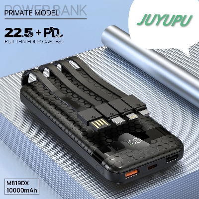 Picture of JUYUPU_M819DX  22.5W+PD Super Fast Charging 10000mAh  Power Bank Compact Portable Fast Charging External Battery Charger 10000 mAh Powerbank  100% Authentic_Orginal_powerbank_fastcharging