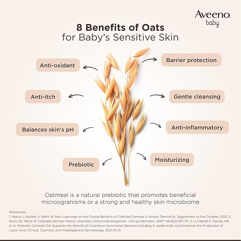 Picture of Aveeno Baby Daily Moisture Wash & Shampoo 354ml